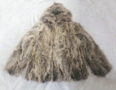 Real Natural Men Raccoon Fur Coat with Hood Men's Fashion Warm Winter Jacket