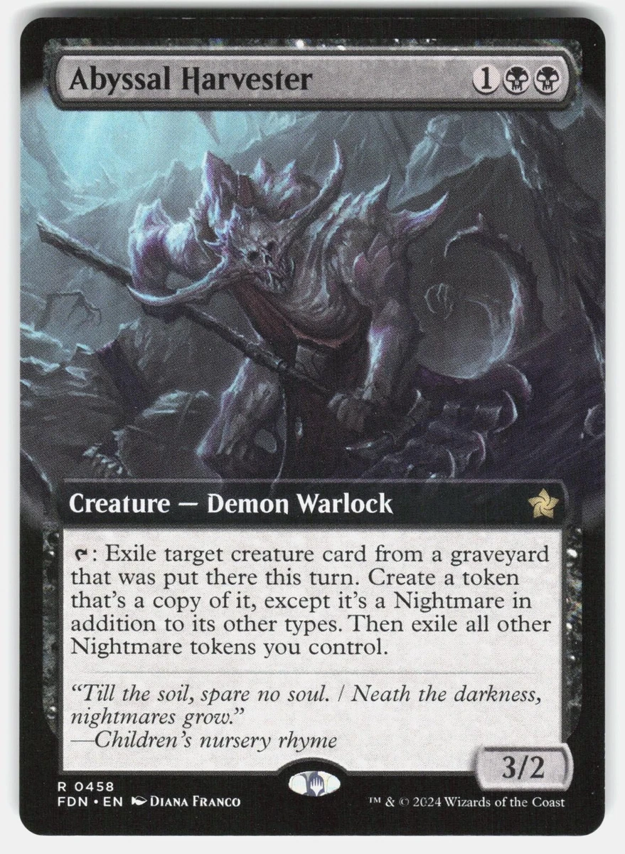 25+ The Abyss Magic: The Gathering Individual Trading Card Games