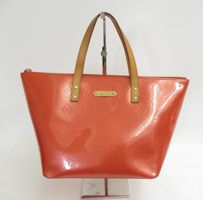 Authentic Louis Vuitton Bellevue PM Monogram Vernis Tote Hand Bag #43649