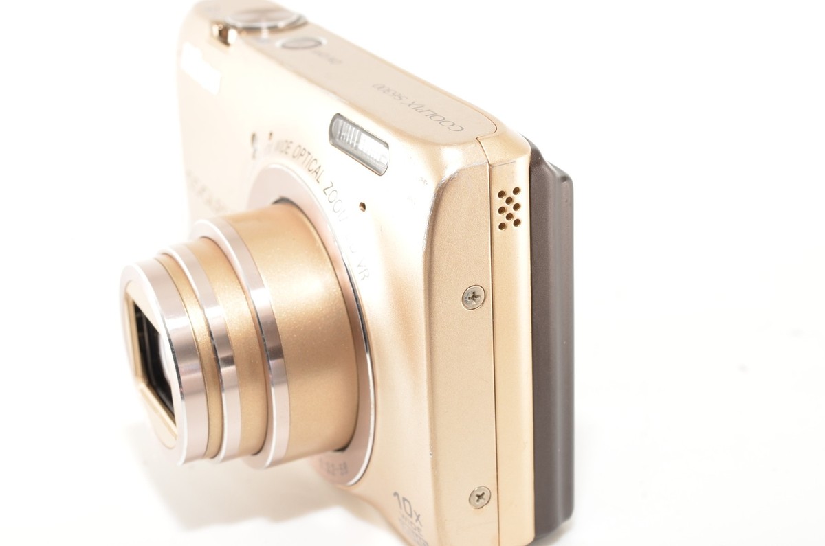 Nikon Coolpix S6300 GOLD Digital camera Tested Working from Japan