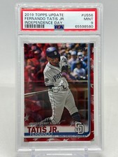 2019 Topps Update Fernando Tatis Jr. INDEPENDENCE DAY SP RC PSA 9 /76 #US56 MINT