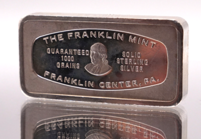 1970 Harvard Trust Company Massachusetts Franklin Mint 2oz 925