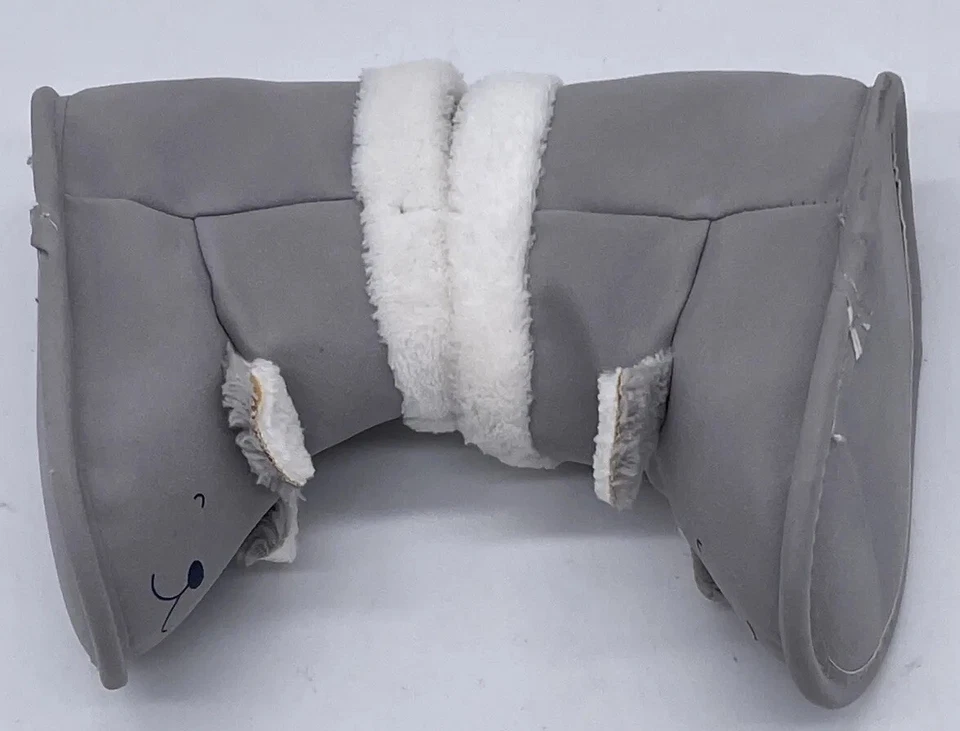 Child of Mine By Carter's Botas Infantiles Gris Cachorro Perro Infantil Talla 3-6 Meses Nuevas sin Etiquetas Foto 4 de 4