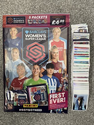 Panini Womens Super League 2023/24 Complete Sticker Set & Starter Pack WSL