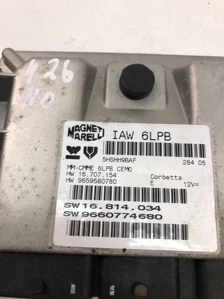 Centralina motore CITROËN C5 II RC ECU 9660774680 2005 22551180 - Immagine 4 di 4