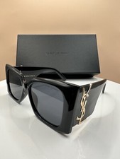 Saint Laurent SL M119 BLAZE Women Black Sunglasses