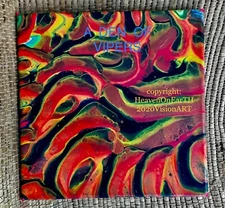 A Den oF VIPERS!!! NeOn Original Acrylic Fluid Art Painting on 10x10x1/2" canvas