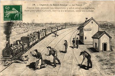 CPA France - Folklore - Legende de St-Saulge - Le Tacot (771068)