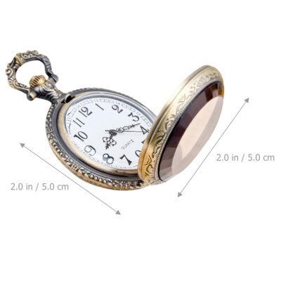 Tiong Rose Gold Krankenschwester Taschenuhr - Clip-on Retro Uhr Mit Kette
