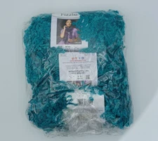 Red Heart Boutique FIZZLE Teal Agave Knitting Crochet Yarn 3.5 oz. - 3 Skeins