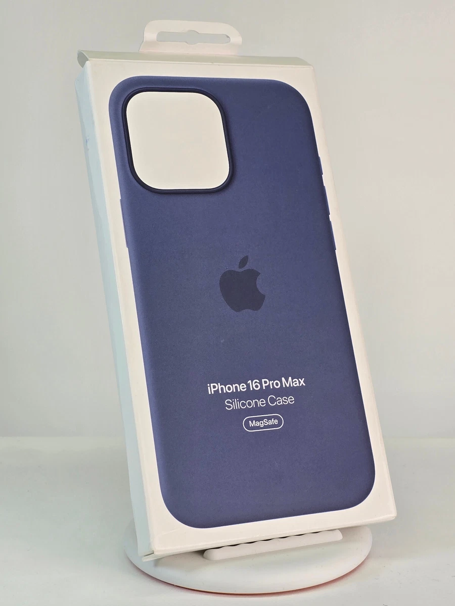 Genuine Apple iPhone 16 Pro Max Silicone Case w/Magsafe - Denim