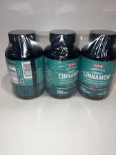 3 PAC H‑E‑B Herbals Ceylon Cinnamon with Chromium & Biotin Capsules 2,500 mg