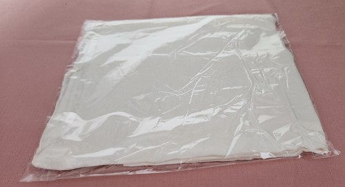 Silk/Wool Blend Scarf 12.5mm, White,  35cm by 182cm (14 X 72") - Picture 4 of 5