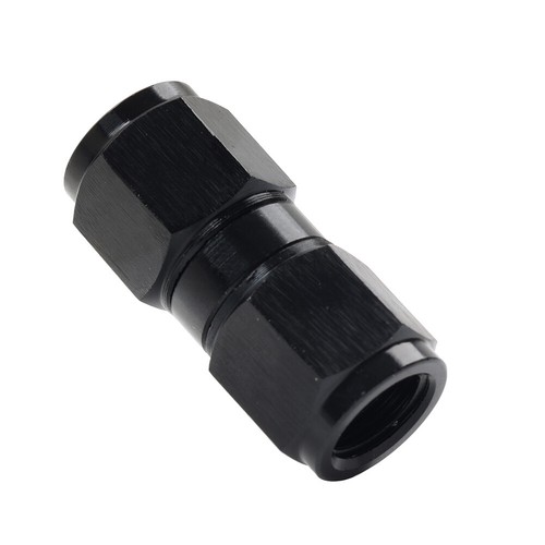 4AN Female to Female Straight Swivel Coupler Union Fitting Adapter Aluminum Blk - Picture 8 of 10