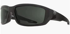NEW Spy Dirty Mo Sunglasses-SOSI Matte Black-Happy Gray Green Polarized Lens