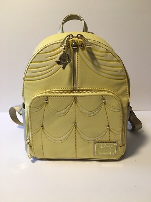 Used like new,Disney, Loungfly, Beauty and the Beast,  Backback/purse Loungefly Disney Beauty & The Beast Belle Princess Castle  main image 4