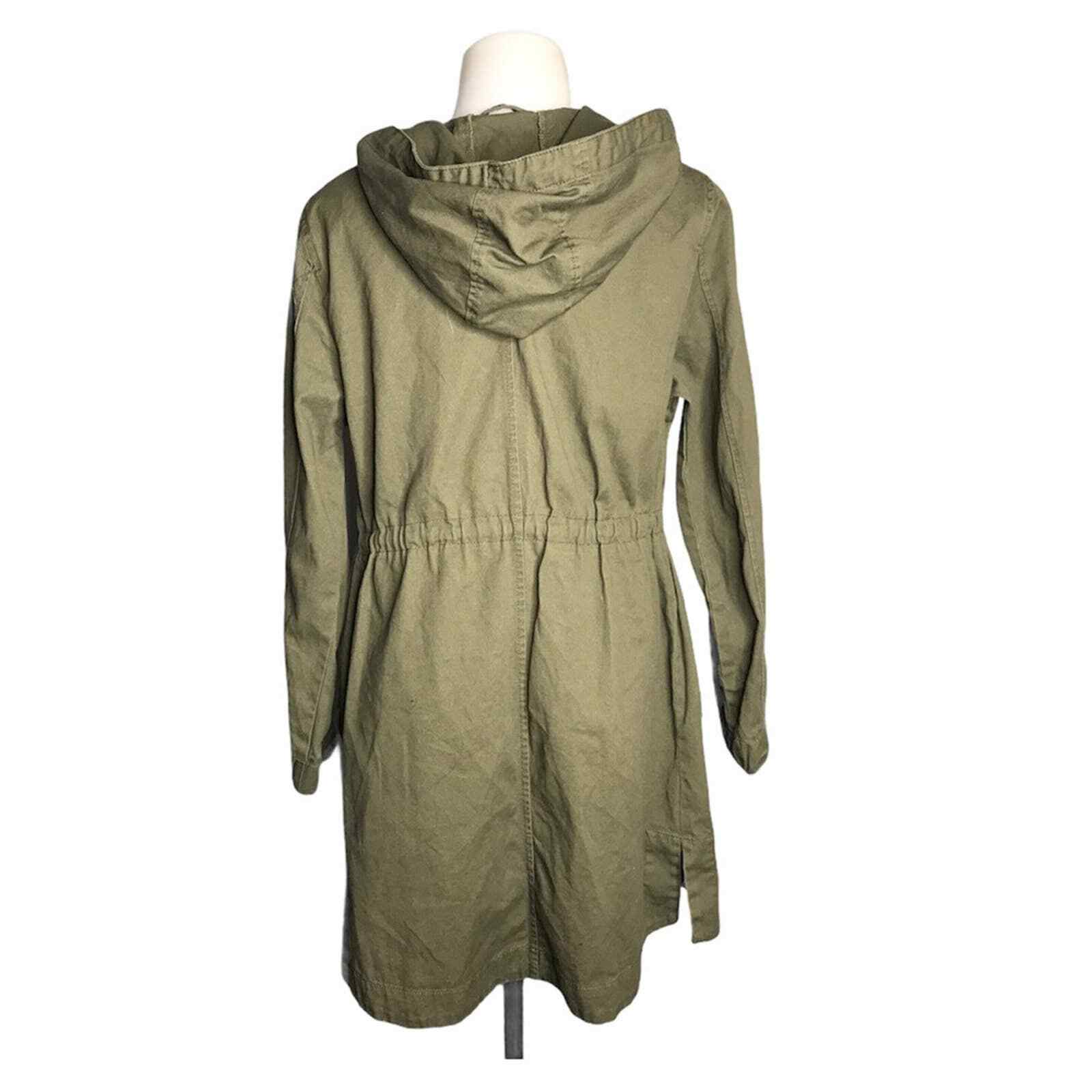 Me Jane | Green Drawstring Waist Utility Jacket - image 6