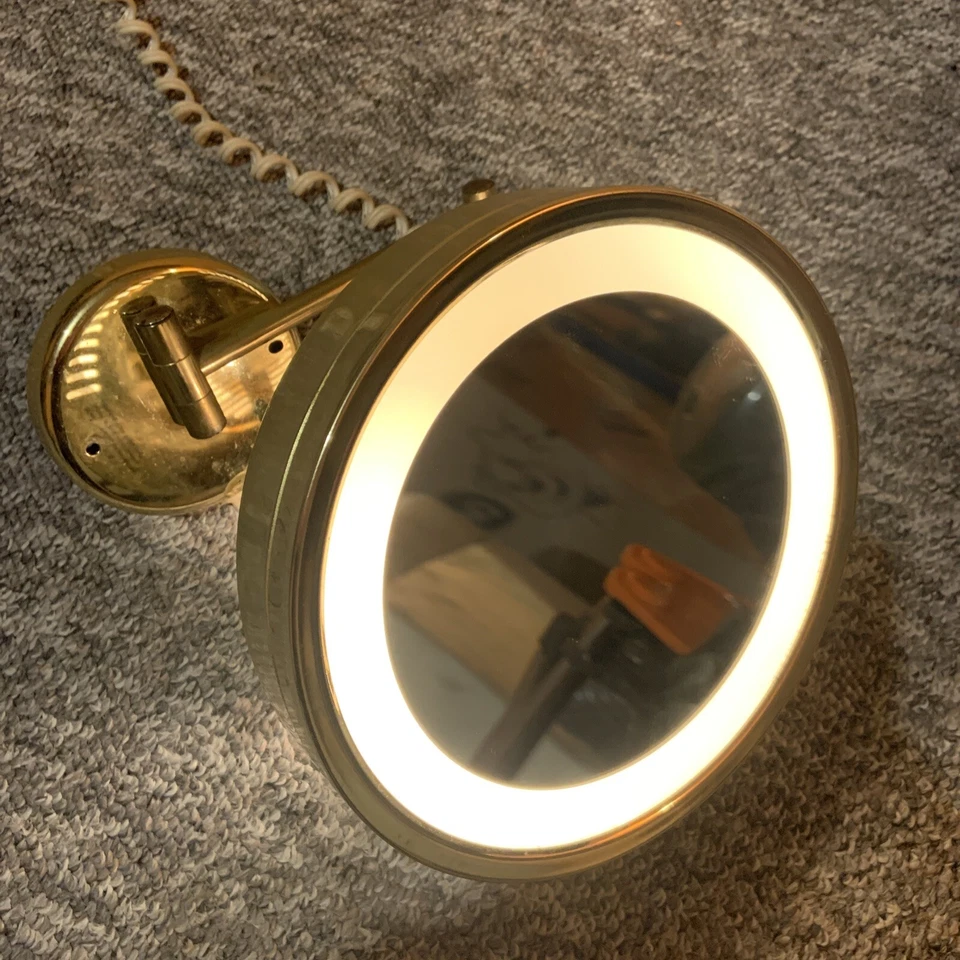 JERDON FIRST CLASS 9" ESPELHO ACABAMENTO DOURADO #JD7G/470 PAREDE DE AMPLIAÇÃO TRIPLA - Imagem 2 de 4