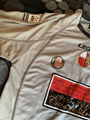 Maglia Lucchese Lucca Numero 22 RARISSIMA INDOSSATA MATCH WORN 110Anni