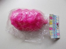 VINTAGE OVAL SHAPE JELLY BLANCMANGE PLASTIC MOULDS PINK x 2 - 1 PINT