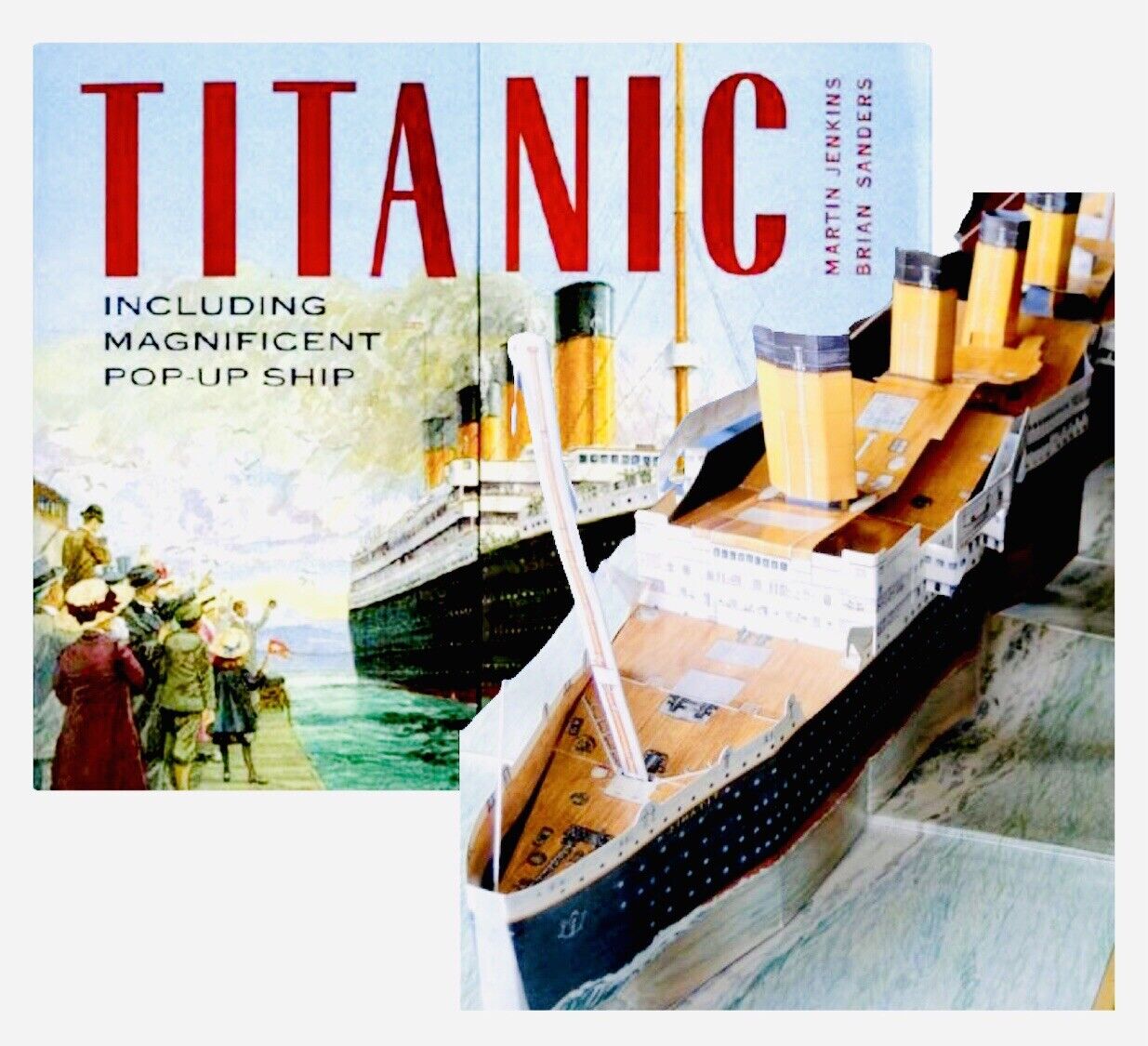 Titanic Pop Up Book 1st Edition Rare Martin Jenkins Pop Up Ship New