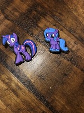 Lot Of 2 My Little Pony Charms For Croc Shoes Or Bracelet 48