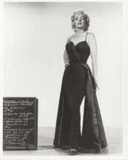 Marilyn Monroe Gentlemen Prefer Blondes Vintage Silver Gel Wardrobe Test Photo