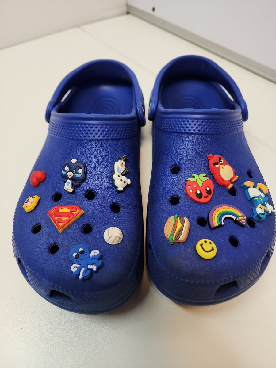Blue Crocs with Add On Jibbitz Men display picture 1