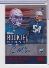 Cameron McGrone Patriots 2021 Panini Illusions RC Auto Orange #RS-CM 071022AZCD6