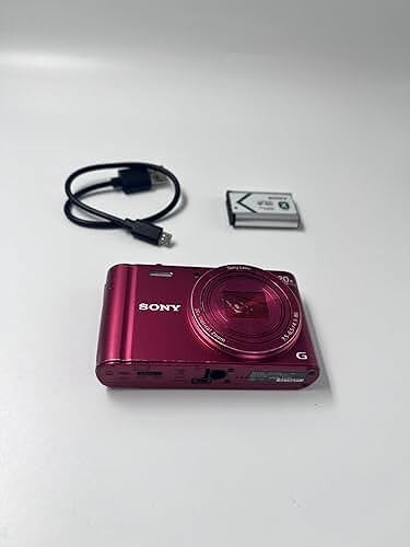 Sony Digital Camera DSC-WX300 Cyber Shot Red 20.0x 18.2MP Sony Digital Camera DSC-WX300 Cyber Shot Red 20.0x 18.2MP