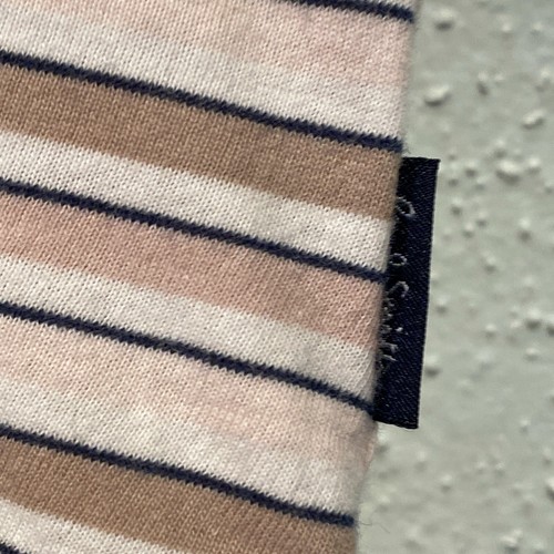 PAUL SMITH Jeans Poloshirt GR. SMALL in Altrosa / bräunliche Rosenstreifen - Bild 11 von 11