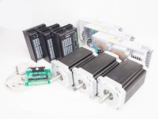 3 Axis Nema 34 Stepper Motor 1600 oz.in 3.5A Driver control CNC Kit