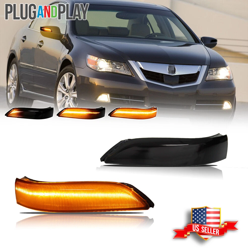 Dynamic LED Signal Side Mirror Light For 2008-2013 Honda Accord & 06-09 Acura RL