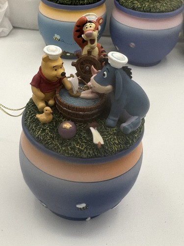 Disney 2001 Bradford Editions Winnie The Pooh Honeypot Adventures Ornaments 9 - Picture 4 of 24