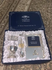The Leonardo Collection Silver Plated Christening Childs Cutlery Gift Set