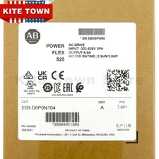 2025 New Factory Sealed Allen-Bradley 25B-D6P0N104 525 2.2kW 3Hp AC Drive