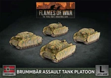 Battlefront GBX164 Brummbar Assault Tank Platoon Gaming Miniatures