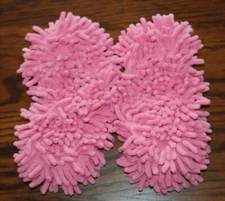 EZCLEAN Pink Footsies Floor Clean Shoe Cover Micro-fiber One Size fits most NEW