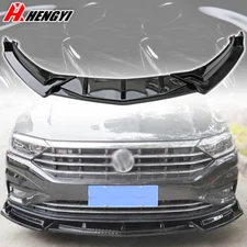 For 2019-2022 Jetta Glossy Black Front Bumper Splitter Spoiler Lip