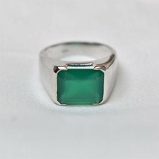Anello Da Uomo In Onice E Argento - Italia