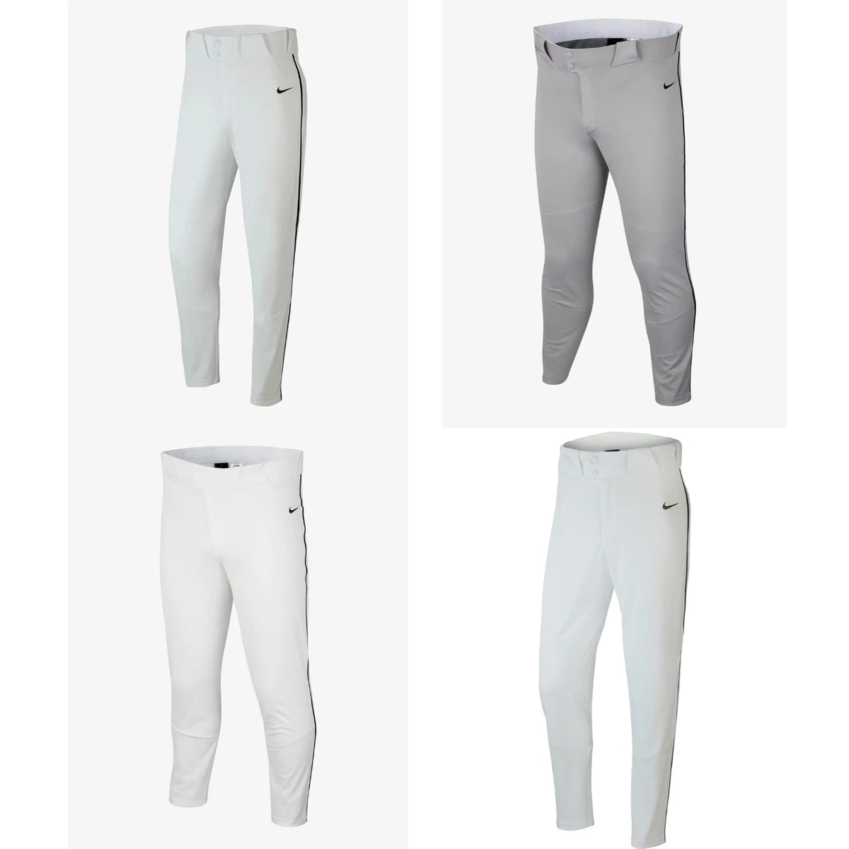 men's nike vapor select piped baseball pants