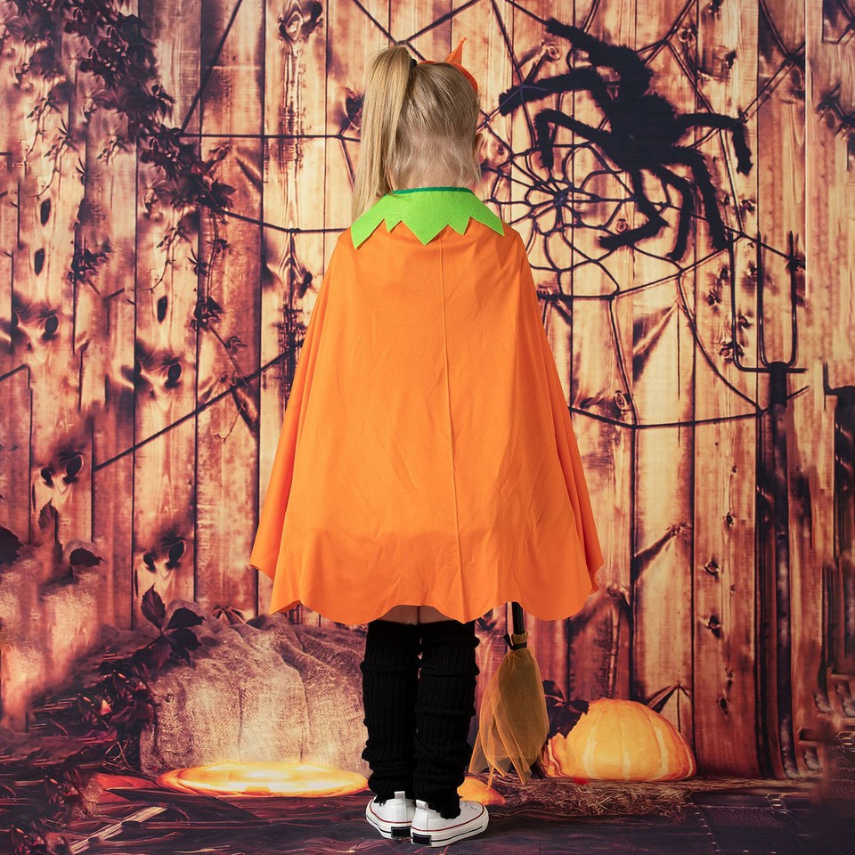 Vampires Cloak Children Halloween Costume Style Lace Up Children's for