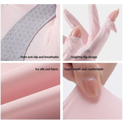 Breathable Sunscreen Gloves Touch Screen Mittens Fashion Gloves Women - Bild 3 von 11