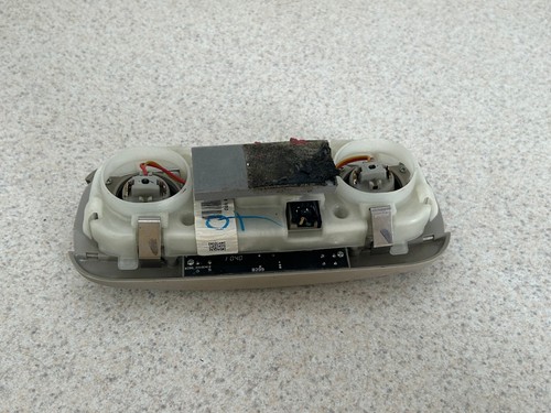 2011-2017 FORD FIESTA S REAR INTERIOR OVERHEAD DOME MAP LIGHT BEIGE OEM - Picture 4 of 4