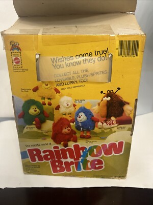 Peluche Rainbow Brite P'tit Lou 30 cm Mattel 1983