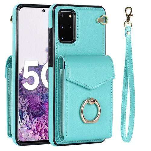 For Samsung Phone Case Cover Luxury Leather Wallet Card Slot Ring Stand Strap - Zdjęcie 35 z 68