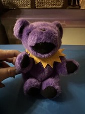 Vintage Grateful Dead Bear 1990 Steven Smith Jointed Bear Liquid Purple Plush