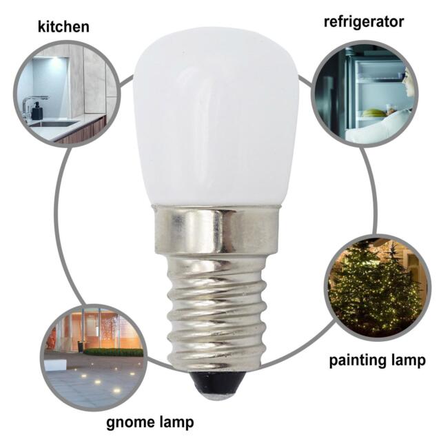 LED Refrigerator Bulb E14 Refrigerator Lamp Bulbs Warm White-Cold White NEW-