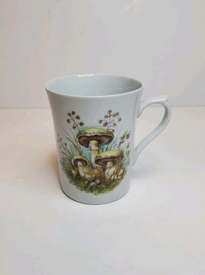 Vintage Crown Regent Fine China Tea Cup Coffee Mug Mushrooms 