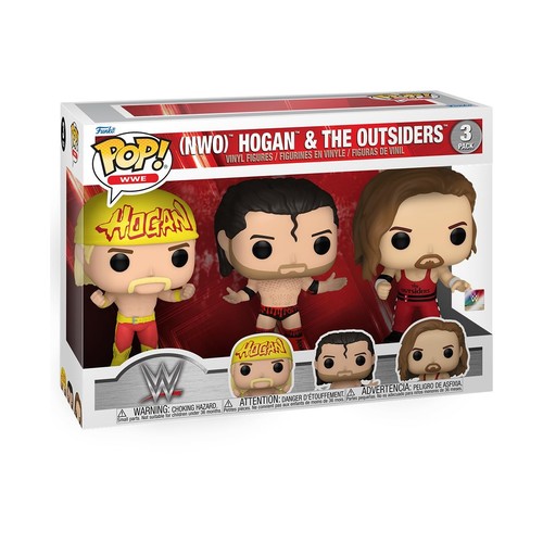 Funko Pop! WWE: Hulk Hogan & Outsiders 3PK - Figura de Vinilo Coleccionable - Id